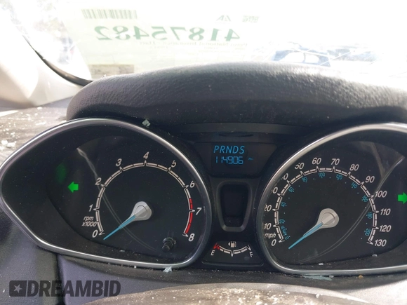 2019 Ford Fiesta SE with VIN 3FADP4EJ5KM128214, listed as a IAAI auction lot 41875482 with 114,906 mi miles. Bid and sale history available at carsss.com. Image 7.