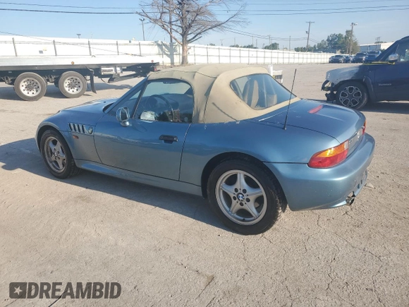 1998 BMW 3 Series 1.9L with VIN 4USCH7330WLD17155, listed as a Copart auction lot 72558844 with 187,190 mi miles and Salvage Title. Bid and sale history available at carsss.com. Image 2.