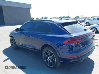 2019 Audi Q8 Prestige z VIN WA1FVBF13KD033878, wystawiony jako IAAI lot #41461807 z przebiegiem 53 697 mil mil oraz . Historia ofert i sprzedaży dostępna na DreamBid. Obrazek 3.