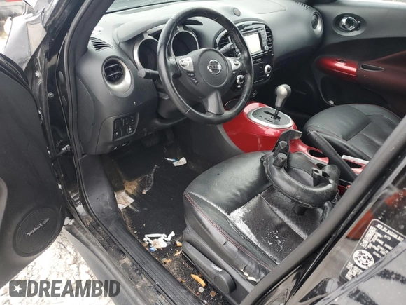 2015 Nissan Juke SL z VIN JN8AF5MV2FT563181, wystawiony jako Copart lot #47898985 z przebiegiem Nie podano mil oraz Tytuł czysty. Historia ofert i sprzedaży dostępna na DreamBid. Obrazek 8.