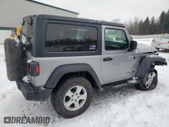2021 Jeep Wrangler Willys with VIN 1C4HJXAGXMW627523, listed as a Copart auction lot 85927234 with 39,886 mi miles and Salvage title. Bid and sale history available at DreamBid. Image 3.