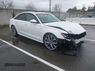 2015 Audi A6 3.0T Premium Plus with VIN WAUFGAFC8FN005114, listed as a IAAI auction lot 41808681 with 1 mi miles. Bid and sale history available at carsss.com. Image 1.