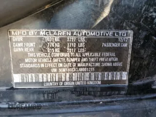 2018 McLaren 720S z VIN SBM14DCA3JW001315, wystawiony jako Copart lot #78193064 z przebiegiem Nie podano mil oraz Szkody całkowita. Historia ofert i sprzedaży dostępna na DreamBid. Obrazek 14.