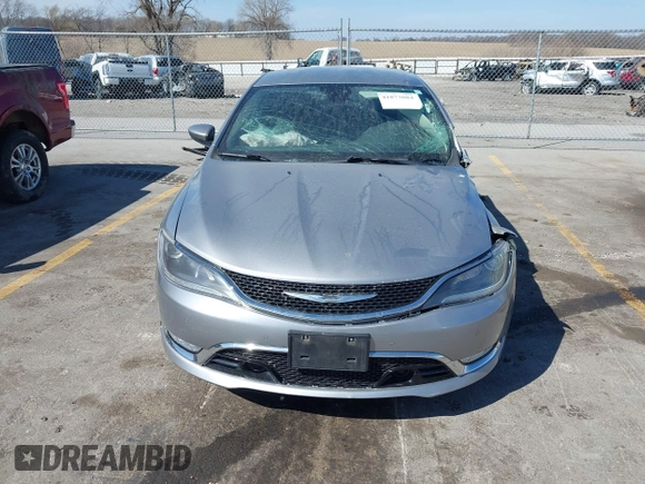 2015 Chrysler 200 C with VIN 1C3CCCCG0FN509701, listed as a IAAI auction lot 41873084 with Not Provided miles and . Bid and sale history available at carsss.com. Image 12.