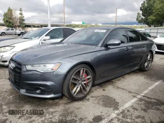 2018 Audi S6 Prestige with VIN WAUHFAFC7JN003312, listed as a Copart auction lot 46046014 with 91,931 mi miles. Bid and sale history available at carsss.com. Image 1.