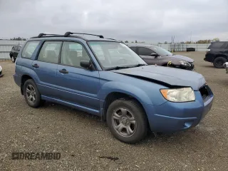 2007 Subaru Forester X with VIN JF1SG63697H721636, listed as a Copart auction lot 80301794 with 180,721 mi miles and Salvage Title. Bid and sale history available at carsss.com. Image 4.