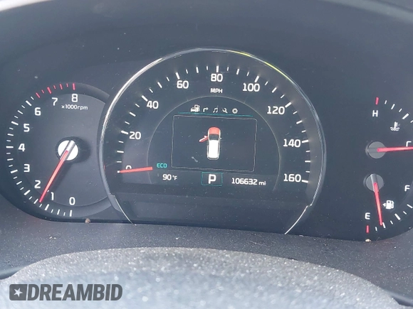 2016 Kia Sorento SX with VIN 5XYPK4A59GG077416, listed as a IAAI auction lot 41815487 with 106,632 mi miles. Bid and sale history available at carsss.com. Image 15.