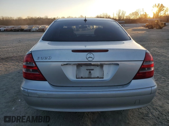 2005 Mercedes-Benz E-Class 3.2L with VIN WDBUF65J55A613008, listed as a Copart auction lot 42048595 with 235,307 mi miles and Clean Title. Bid and sale history available at carsss.com. Image 6.