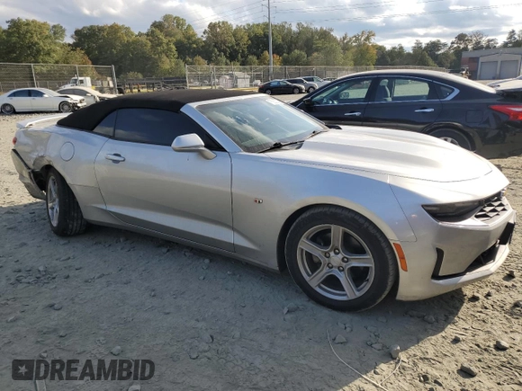 2019 Chevrolet Camaro 1LT with VIN 1G1FB3DX4K0112857, listed as a Copart auction lot 76253744 with 55,479 mi miles and Salvage Title. Bid and sale history available at carsss.com. Image 4.