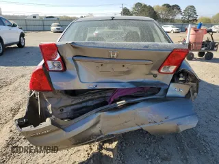 2004 Honda Civic LX with VIN 2HGES15534H627448, listed as a Copart auction lot 50652585 with 209,876 mi miles and Clean Title. Bid and sale history available at carsss.com. Image 6.