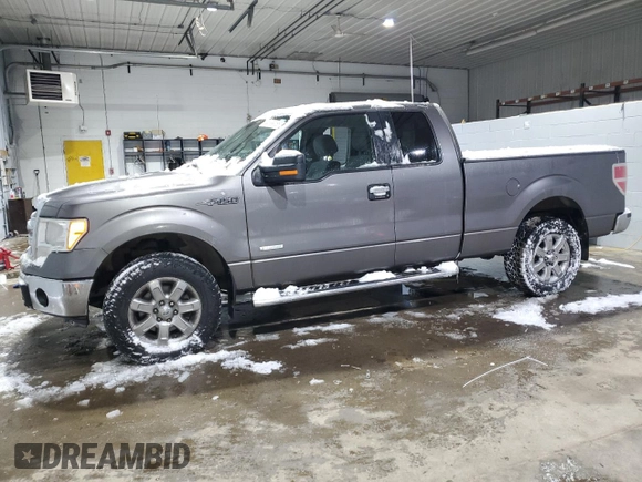 2014 Ford F-150 XL with VIN 1FTFX1ET5EKF41992, listed as a Copart auction lot 44199065 with 101,333 mi miles and Salvage Title. Bid and sale history available at carsss.com. Image 1.