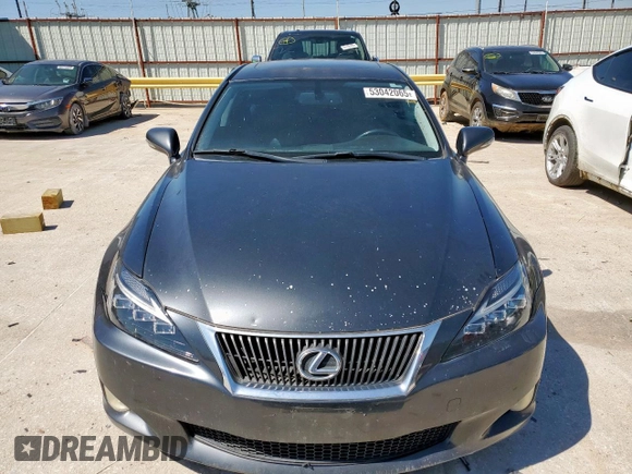 2010 Lexus IS 250 z VIN JTHBF5C23A5120217, wystawiony jako Copart lot #53042065 z przebiegiem 164 324 mil mil oraz Szkoda całkowita • Salvage title. Historia ofert i sprzedaży dostępna na DreamBid. Obrazek 5.