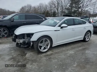 2021 Audi A5 Sportback S line Premium with VIN WAUDACF54MA005542, listed as a Copart auction lot 45805415 with 47,088 mi miles and Salvage Title. Bid and sale history available at carsss.com. Image 1.