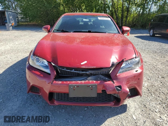 2013 Lexus GS 350 with VIN JTHCE1BL0D5004181, listed as a Copart auction lot 55527715 with 84,303 mi miles and Salvage Title. Bid and sale history available at DreamBid. Image 5.