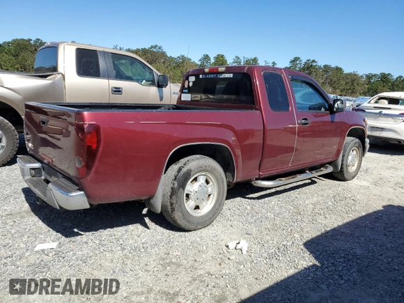 2007 GMC Canyon SLE1 with VIN 1GTCS199478195773, listed as a Copart auction lot 76402134 with 255,252 mi miles and Salvage Title. Bid and sale history available at carsss.com. Image 3.