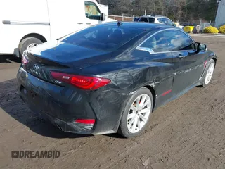 2017 Infiniti Q60 Sport with VIN JN1EV7EL4HM553227, listed as a IAAI auction lot 41479712 with 49,673 mi miles and . Bid and sale history available at DreamBid. Image 4.