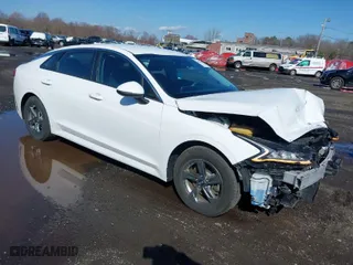 2021 Kia K5 LXS with VIN 5XXG14J26MG045287, listed as a IAAI auction lot 41851385 with 66,431 mi miles. Bid and sale history available at carsss.com. Image 1.