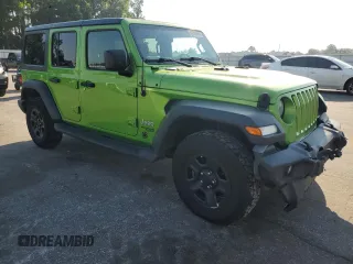 2019 Jeep Wrangler Unlimited Sport с VIN 1C4HJXDG3KW568971, выставлен на аукционе Copart как лот 61813995 с пробегом 80 397 миль миль и Списание • Salvage title. История ставок и продаж доступна на DreamBid. Изображение 4.