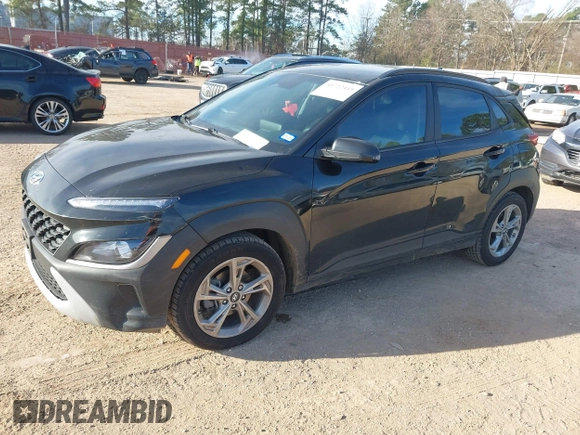 2023 Hyundai Kona SEL with VIN KM8K62AB0PU938484, listed as a IAAI auction lot 41722445 with 52,058 mi miles and . Bid and sale history available at DreamBid. Image 17.