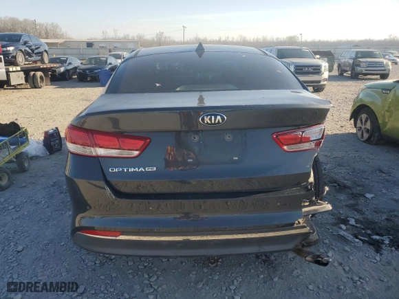 2016 Kia Optima LX with VIN 5XXGT4L32GG027552, listed as a Copart auction lot 47564865 with 160,214 mi miles and Salvage Title. Bid and sale history available at carsss.com. Image 6.