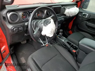2021 Jeep Wrangler Sport S with VIN 1C4GJXAN8MW721801, listed as a Copart auction lot 72722484 with 36,686 mi miles and Salvage title. Bid and sale history available at DreamBid. Image 8.