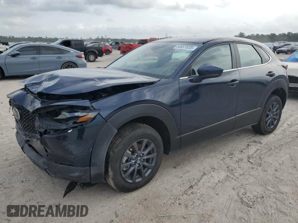 2024 Mazda CX-30 S with VIN 3MVDMBAM2RM675084, listed as a Copart auction lot 54937655 with 11,611 mi miles and Salvage Title. Bid and sale history available at carsss.com. Image 1.
