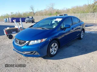 2015 Honda Civic Sedan LX with VIN 2HGFB2F57FH564432, listed as a IAAI auction lot 41839793 with 72,197 mi miles. Bid and sale history available at carsss.com. Image 2.