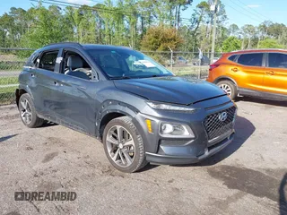 2018 Hyundai Kona Limited with VIN KM8K33A58JU135096, listed as a IAAI auction lot 41989321 with 66,939 mi miles. Bid and sale history available at carsss.com. Image 1.