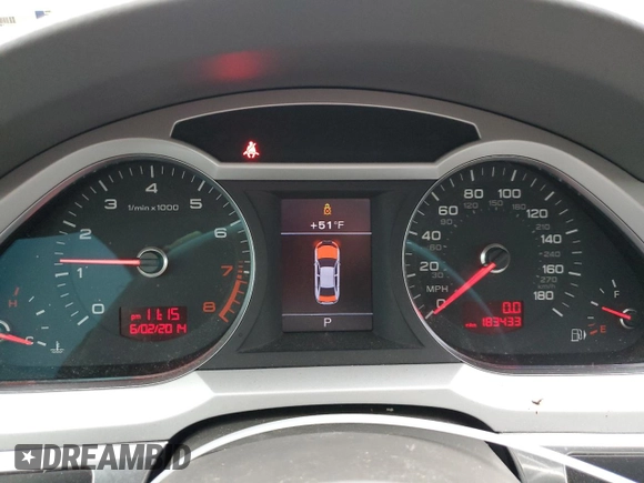 2010 Audi A6 3.0T Premium Plus with VIN WAUFGAFBXAN044366, listed as a Copart auction lot 49378425 with 183,433 mi miles and Salvage Title. Bid and sale history available at carsss.com. Image 9.