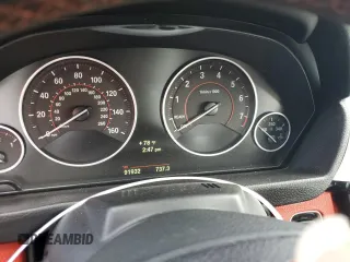2014 BMW 4 Series 428i xDrive with VIN WBA3T1C58EPS98682, listed as a Copart auction lot 86609314 with 91,932 mi miles and Salvage Title. Bid and sale history available at carsss.com. Image 9.