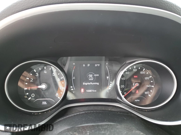 2021 Jeep Compass Latitude with VIN 3C4NJDBB8MT547390, listed as a Copart auction lot 50495215 with 103,874 mi miles and Salvage title. Bid and sale history available at DreamBid. Image 9.