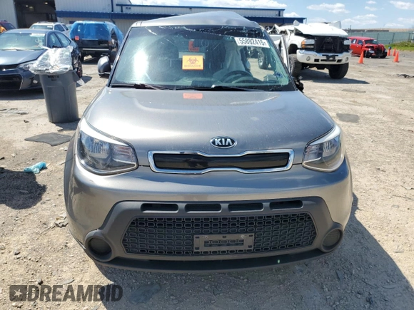 2015 Kia Soul + with VIN KNDJP3A57F7192352, listed as a Copart auction lot 55882415 with Not Provided miles and Non Repairable. Bid and sale history available at DreamBid. Image 5.