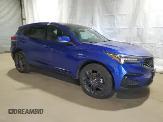 2021 Acura RDX w/A-Spec Package with VIN 5J8TC2H60ML014043, listed as a Copart auction lot 47319815 with 29,065 mi miles and Clean Title. Bid and sale history available at DreamBid. Image 4.