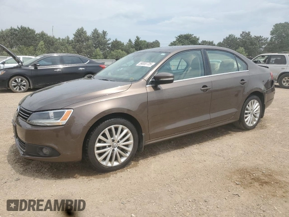 2012 Volkswagen Jetta SEL with VIN 3VWLP7AJ1CM301674, listed as a Copart auction lot 59000735 with 118,308 mi miles and Salvage title. Bid and sale history available at DreamBid. Image 1.