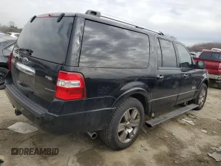 2008 Ford Expedition EL Limited with VIN 1FMFK20538LA04917, listed as a Copart auction lot 46726905 with 198,543 mi miles and Clean Title. Bid and sale history available at carsss.com. Image 3.