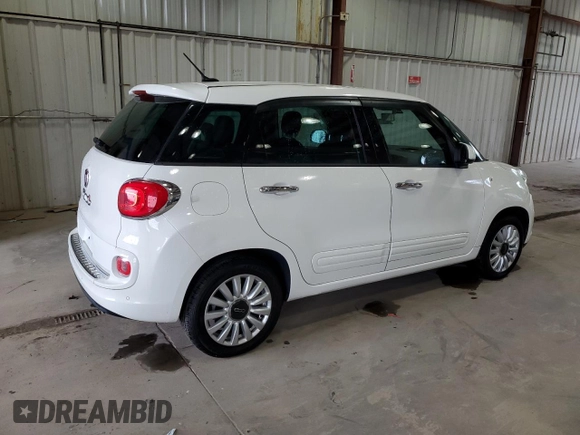 2014 FIAT 500L Easy z VIN ZFBCFABH9EZ019012, wystawiony jako Copart lot #63254015 z przebiegiem 57 078 mil mil oraz Czysty tytuł • Clean title. Historia ofert i sprzedaży dostępna na DreamBid. Obrazek 3.