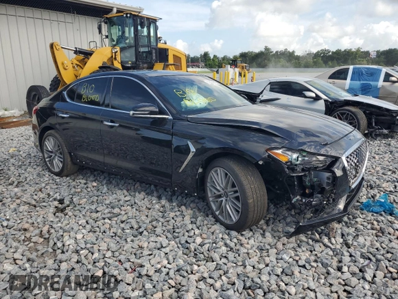 2020 Genesis G70 2.0T with VIN KMTG34LA4LU050982, listed as a Copart auction lot 65561875 with 21,111 mi miles and Clean title. Bid and sale history available at DreamBid. Image 4.