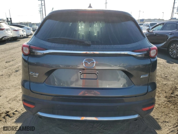 2016 Mazda CX-9 Signature with VIN JM3TCBEY2G0102514, listed as a Copart auction lot 52732055 with 0 mi miles and Salvage Title. Bid and sale history available at carsss.com. Image 6.