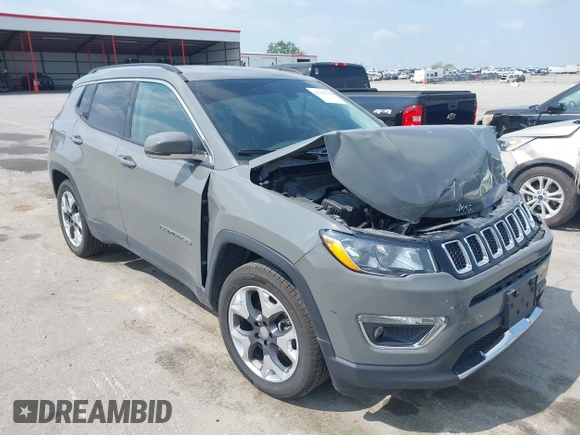 2020 Jeep Compass Limited with VIN 3C4NJCCB8LT128866, listed as a IAAI auction lot 42420735 with 149,565 mi miles and . Bid and sale history available at DreamBid. Image 1.