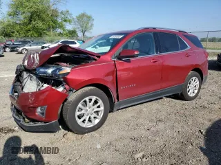 2019 Chevrolet Equinox LT z VIN 3GNAXKEV2KL154495, wystawiony jako Copart lot #56358855 z przebiegiem 80 649 mil mil oraz Szkoda całkowita • Salvage title. Historia ofert i sprzedaży dostępna na DreamBid. Obrazek 1.