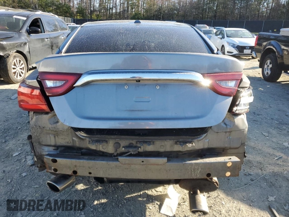 2016 Nissan Maxima S with VIN 1N4AA6AP7GC392389, listed as a Copart auction lot 49552115 with 99,863 mi miles and Salvage Title. Bid and sale history available at DreamBid. Image 6.