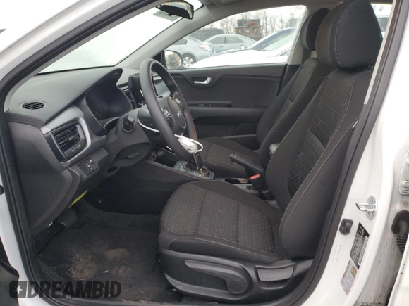 2022 Kia Rio S with VIN 3KPA24AD7NE449570, listed as a Copart auction lot 41902075 with 57,278 mi miles and Salvage Title. Bid and sale history available at carsss.com. Image 7.
