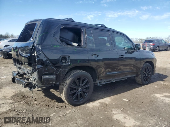 2021 Lexus LX 570 z VIN JTJDY7AX3M4334050, wystawiony jako Copart lot #44532325 z przebiegiem 90 103 mil mil oraz Szkoda całkowita • Salvage title. Historia ofert i sprzedaży dostępna na DreamBid. Obrazek 3.