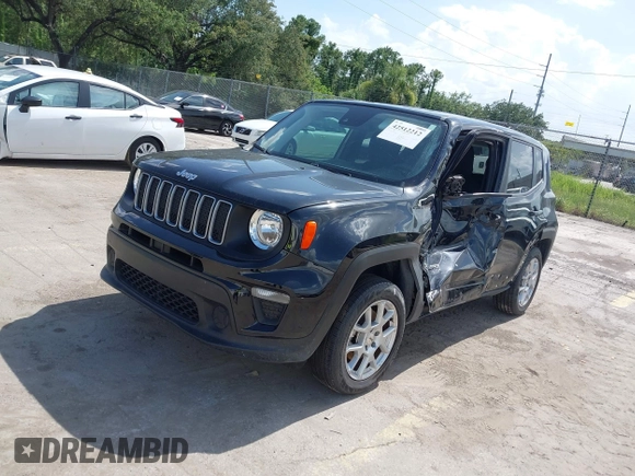 2023 Jeep Renegade Latitude with VIN ZACNJDB10PPP56011, listed as a IAAI auction lot 42512212 with 40,214 mi miles and . Bid and sale history available at DreamBid. Image 2.