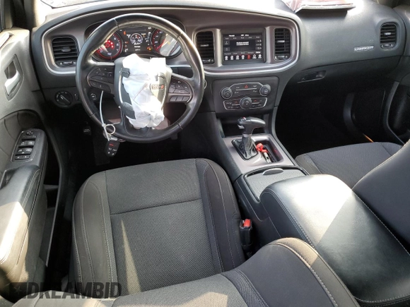 2019 Dodge Charger SXT with VIN 2C3CDXBG3KH734655, listed as a Copart auction lot 43331485 with 62,777 mi miles and Salvage Title. Bid and sale history available at DreamBid. Image 8.