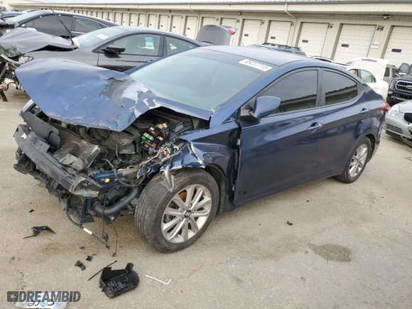 2015 Hyundai Elantra SE with VIN 5NPDH4AE8FH632171, listed as a Copart auction lot 49237715 with 118,436 mi miles and Salvage Title. Bid and sale history available at carsss.com. Image 1.
