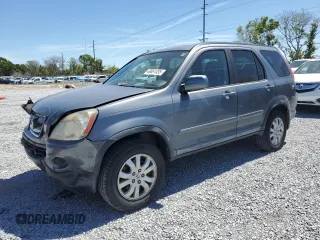 2005 Honda CR-V EX SE with VIN SHSRD78945U304585, listed as a Copart auction lot 49691335 with 144,532 mi miles and Salvage Title. Bid and sale history available at carsss.com. Image 1.