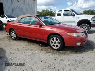 2001 Toyota Solara SE with VIN 2T1FF28P21C505308, listed as a Copart auction lot 72587194 with 125,220 mi miles and Salvage Title. Bid and sale history available at carsss.com. Image 4.