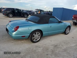 2002 Ford Thunderbird Hardtop Premium z VIN 1FAHP60A22Y123643, wystawiony jako Copart lot #73840684 z przebiegiem 47 589 mil mil oraz Szkoda całkowita • Salvage title. Historia ofert i sprzedaży dostępna na DreamBid. Obrazek 3.