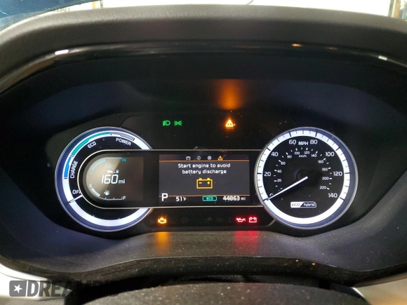 2022 Kia Niro LX with VIN KNDCB3LC2N5510049, listed as a Copart auction lot 85167764 with 44,863 mi miles and Salvage Title. Bid and sale history available at carsss.com. Image 9.